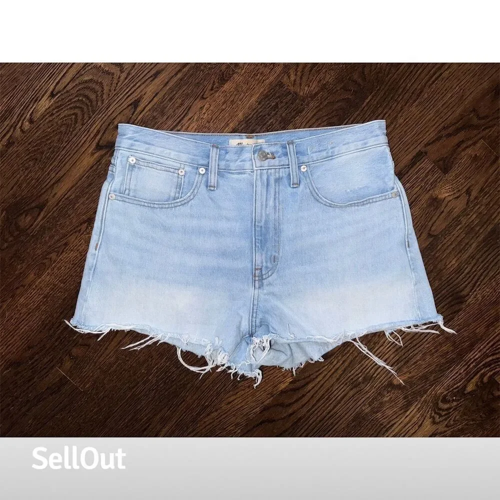 Madewell Women's Relaxed Denim Shorts Blue Standard Size‎ 28 Cedarcroft Wash